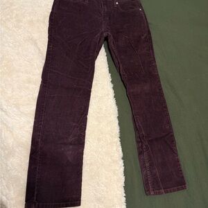 Levi's Men's Corduroy Pants in Maroon.